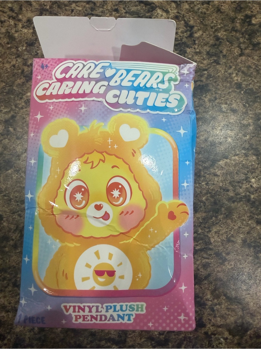Yellow Fun Shine Bear Care Bear Cuties Plush Keychain Toy - Blind Box - Picture 2 of 3